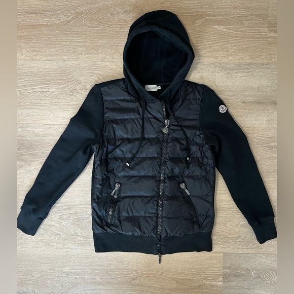 Moncler Jackets & Blazers - Moncler Special Hybrid Variant Maglia Hooded Jacket